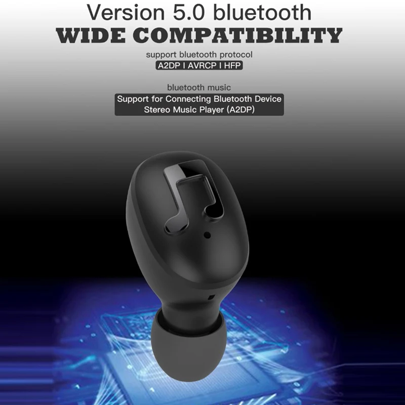 TWS22 Bluetooth наушники одиночные/бинауральные спортивные 3D стерео гарнитура в уши с