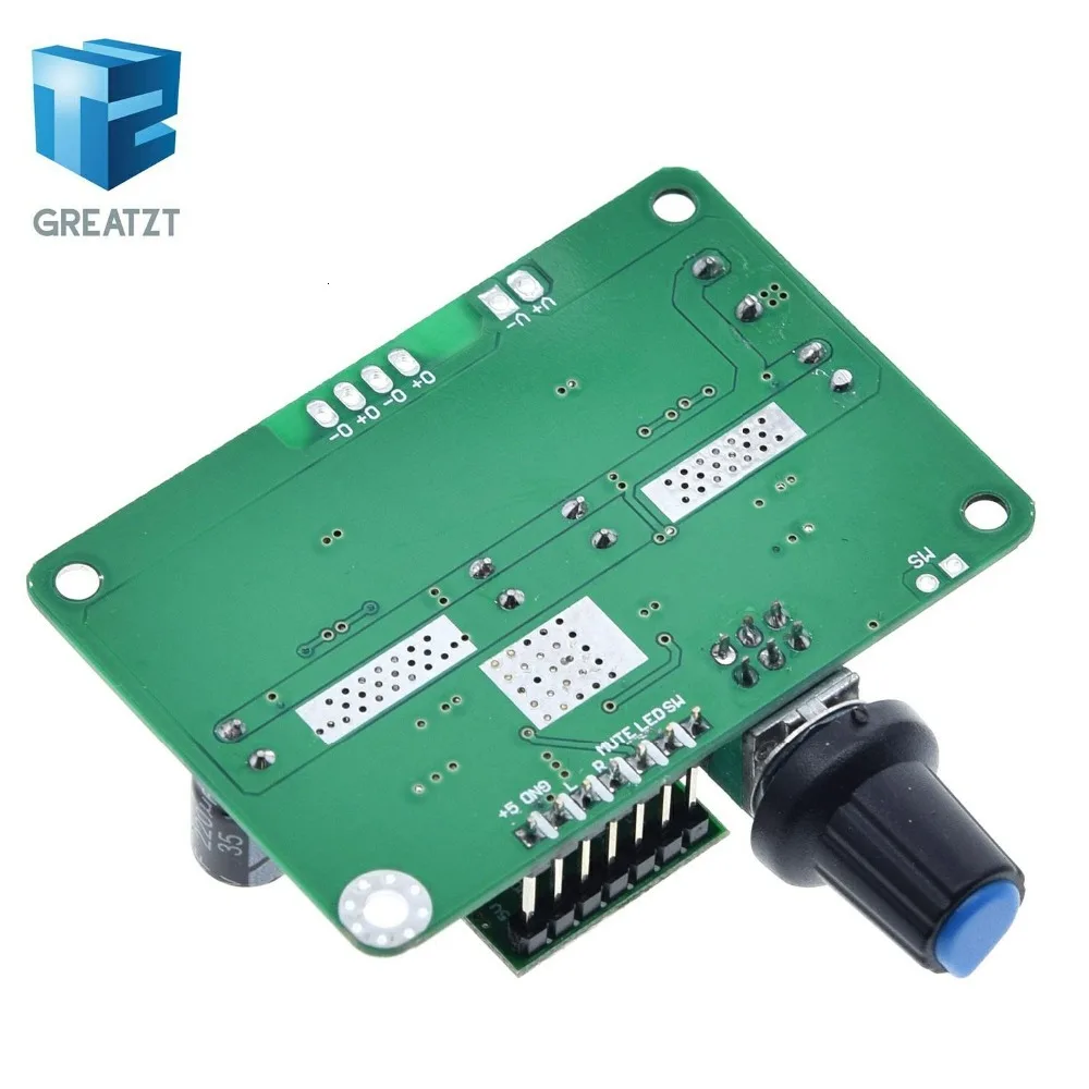 Bluetooth 4,2 TPA3110 30 Вт+ 30 Вт Цифровой стерео аудио Мощность модуль усилителя 12 V-24 V автомобиль для USB Динамик, Портативный Динамик