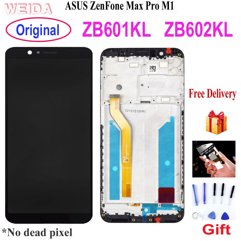 ЖК дисплей 5 99 дюймов для Asus ZenFone Max Pro M1 ZB601KL ZB602KL сенсорный экран с дигитайзером в
