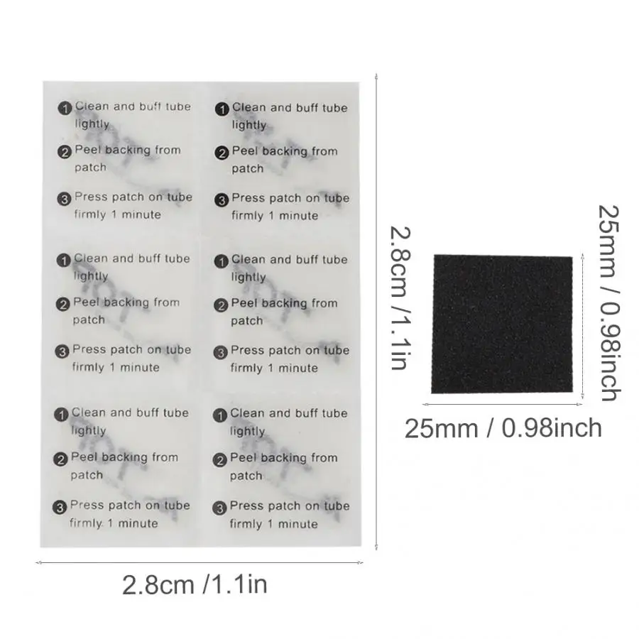 Bike Tire Patch Self-Adhesive Tyre Polishing Sandpaper Mountain Road Repair Tools Bicycle Accessory | Спорт и развлечения