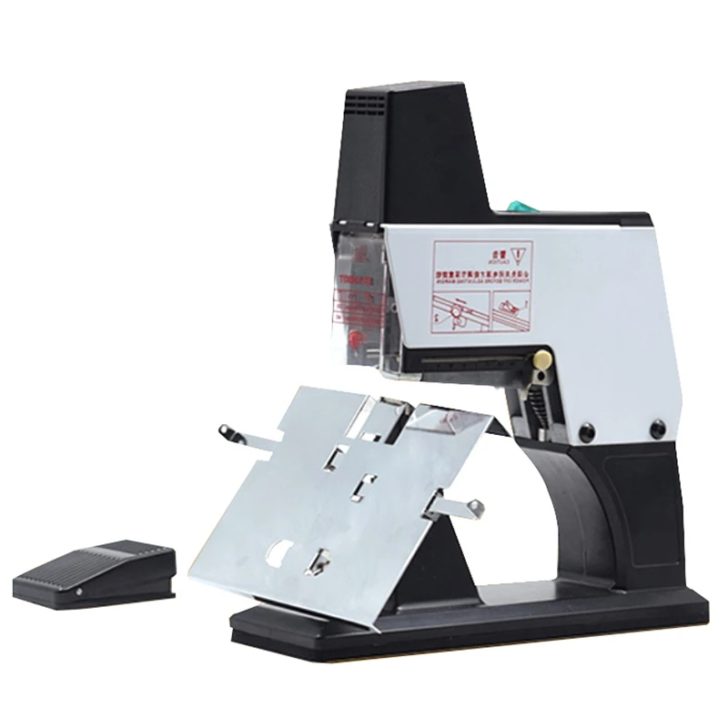 

Electric Text Binding Machine Center Seam Stapler Heavy Duty Fully Automatic Flat Stitch Saddle Stapler ST-105