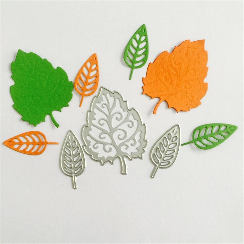 3 шт листья металла резки Скрапбукинг Новое поступление ремесло штампы порезы
