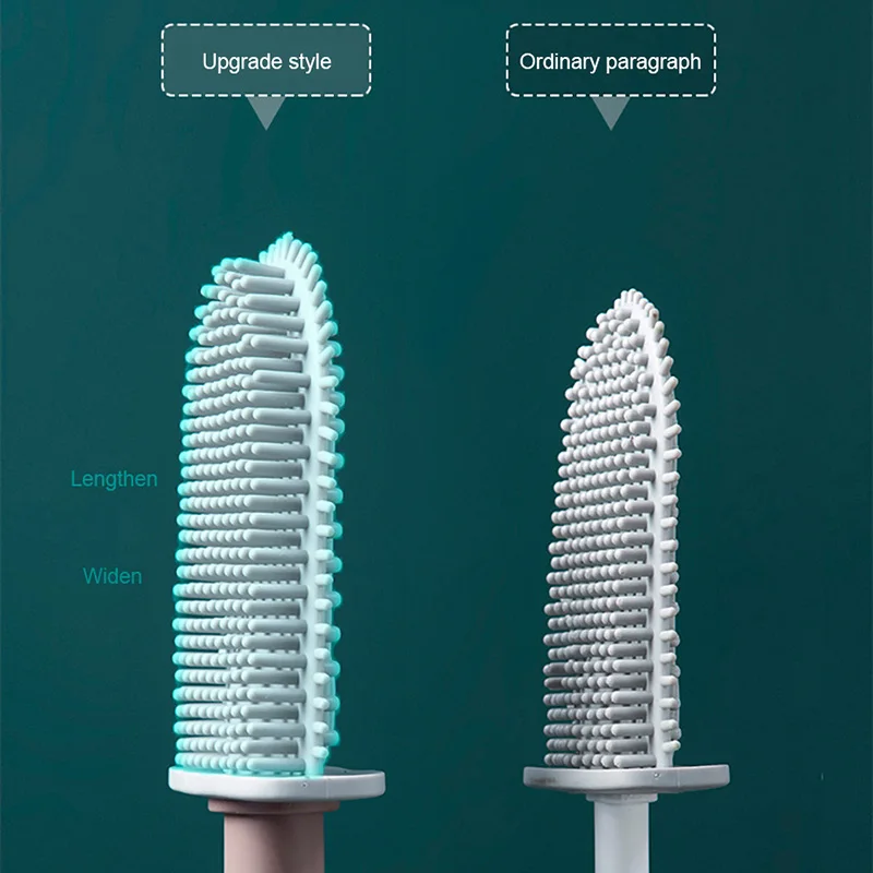 Маленькая силиконовая щетка для унитаза из ТПР с тыквой сливающаяся Настенная
