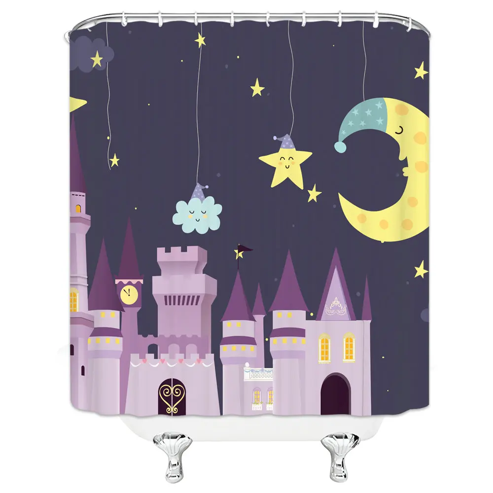 Водонепроницаемые шторы для душа детей 180*180 см|Шторы душа| |