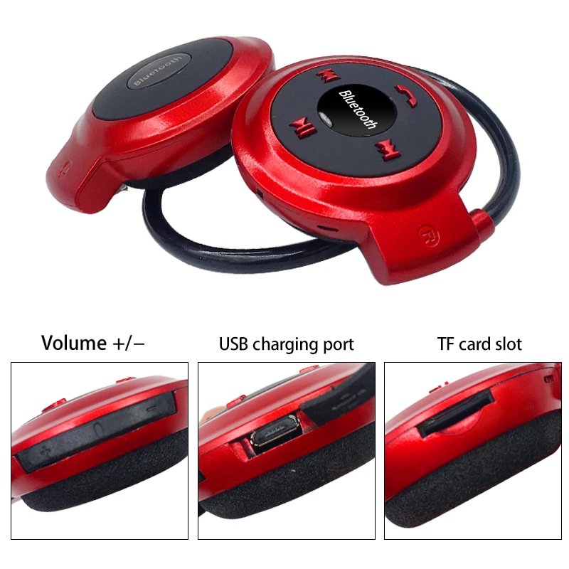 Мини 503 Bluetooth наушники Handsfree MP3 плеер Беспроводная стерео Спортивная гарнитура
