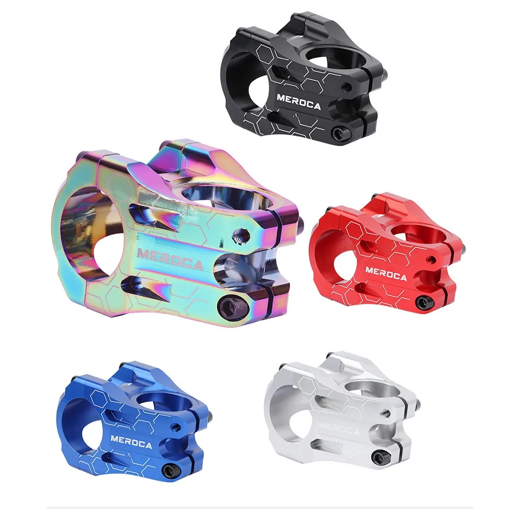 

31.8*45mm Aluminium Alloy Handlebar Stem Standpipe Handle Short Stem Bicycle Stem CNC 6061 For Fixed Gear Bicycle MTB Stem
