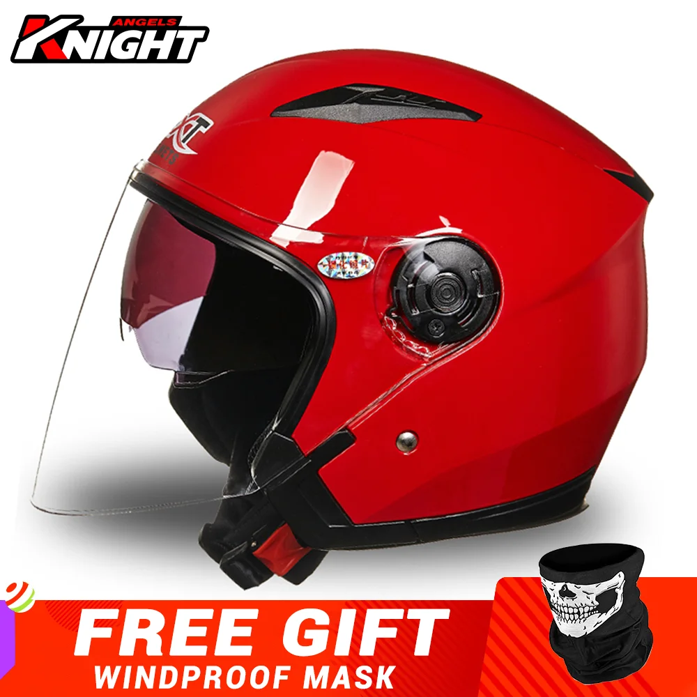 

Мотоциклетный шлем Casco Moto, двухлинзовый шлем для мотокросса, защита от ультрафиолета, всесезонный, дышащий, открытый шлем