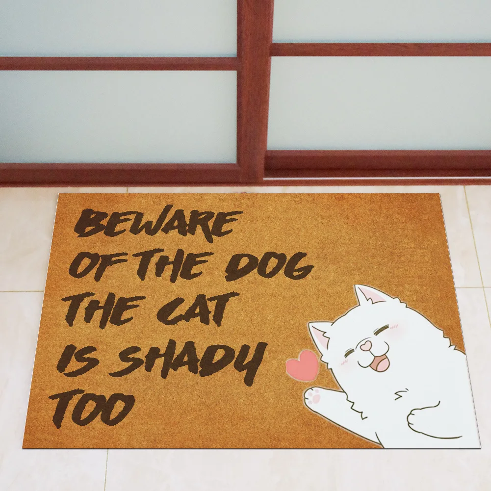 Резиновый коврик для ванной напольный с черными и белыми буквами нескользящий