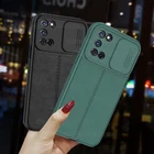 Защитный кожаный чехол для Oppo A94 A74 A54 4G A93 A53 A53S A33 A32 A 52 72 92 Reno 5 F 4 Lite Lychee