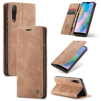 case for huawei p20 pro leather magnetic wallet flip cover card slots stand shockproof full protective cover for huawei p20
