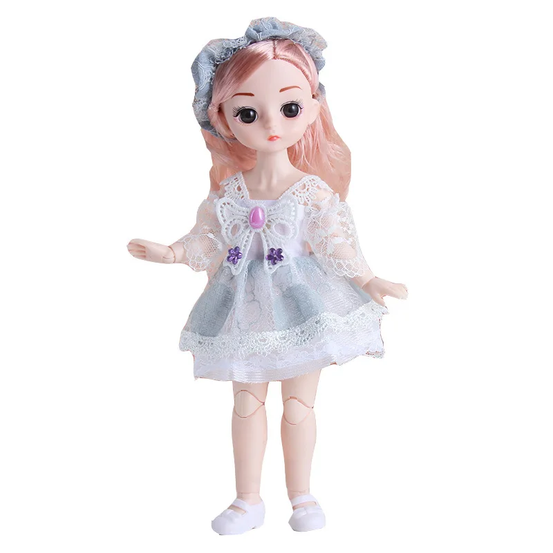 

New 30CM Bjd Doll 1/6 Lolita Dress Movable Joints Dolls With School Suit Make up DIY Bjd Doll Best Gifts For Girl Animal BJD Toy