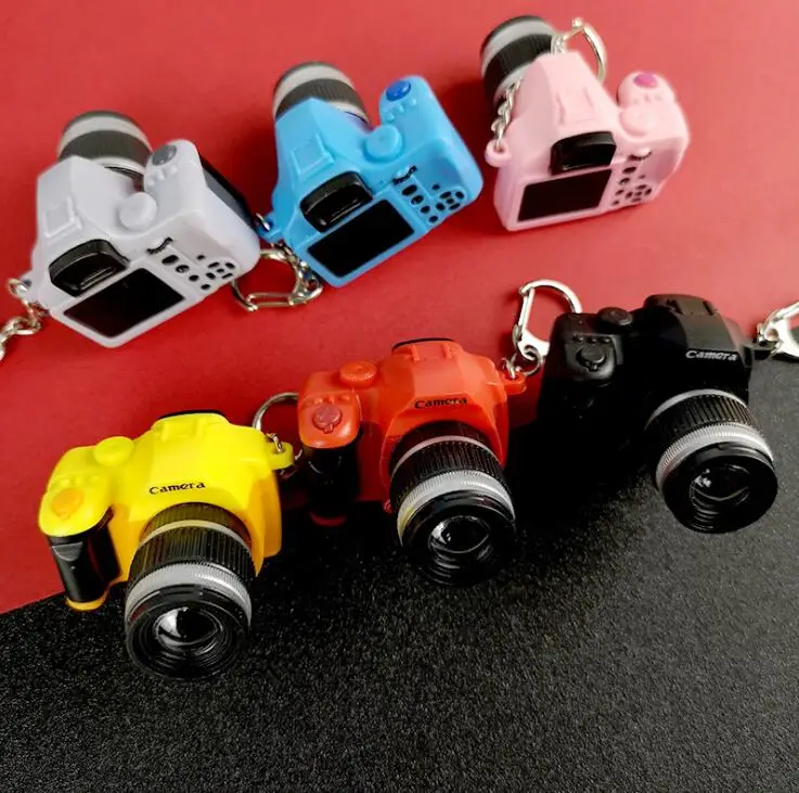 Забавный брелок игрушки с камерой цифровой камеры Led яркий звук вспышки
