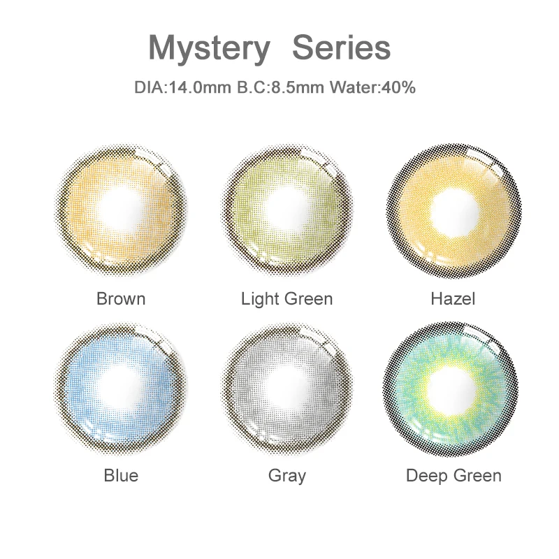 Цвет ed контакты/круг линзы 2 шт./пара синего цвета контактные для глаз