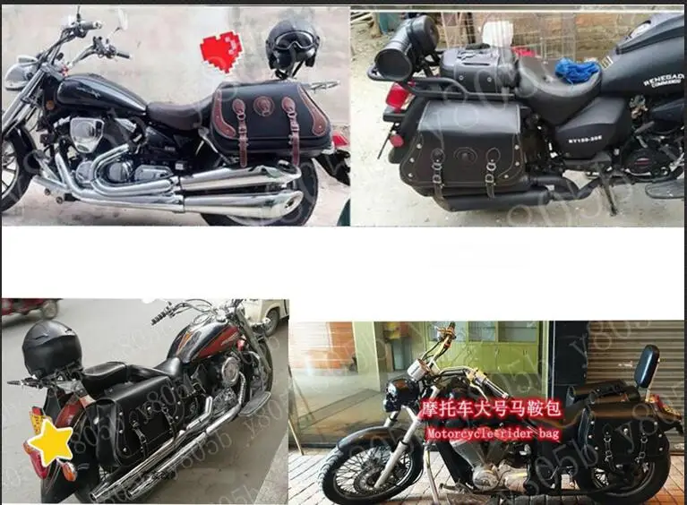 Motorcycle Side Bag Saddle Bags For Honda Rebel CMX 250 CA125 450 Gold Wing GL1500 GL1800 SHADOW ACE VLX DLX MAGNA VF |