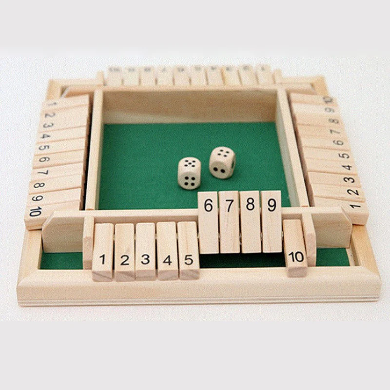 

4 Players Digital Puzzle Board Game Shut The Box Game Set Number Drinking Games For Friends/Family