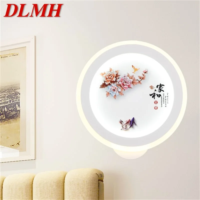 

DLMH Wall Lamps Contemporary Creative Indoor LED Pattern Art Sconces Lights For Home