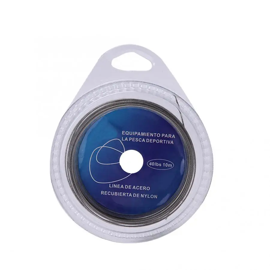 Рыболовная проволока 10 м 7 нитей высокопрочная стальная для морской рыбалки