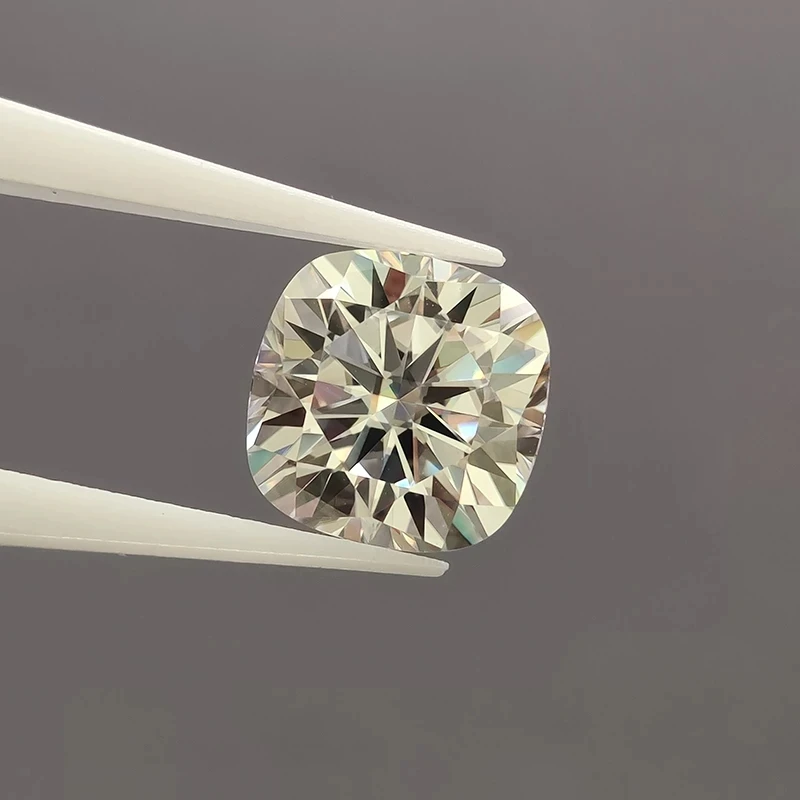 

Letmexc New Moissanite Excellent Square Cushion Cut Loose Stones Lab Diamond Pass Gems Tester For Jewelry Making