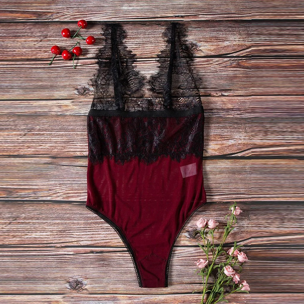 

Sexy Lingerie Women Hot Erotic Underwear Perspective Dress Sexy Costumes Sleepwear Porno Babydoll Black Lingerie Plus Size