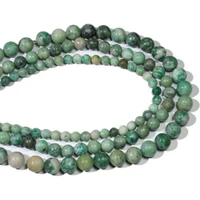 qinghai emerald loose spacer beads trendy charm bead for making jewelry