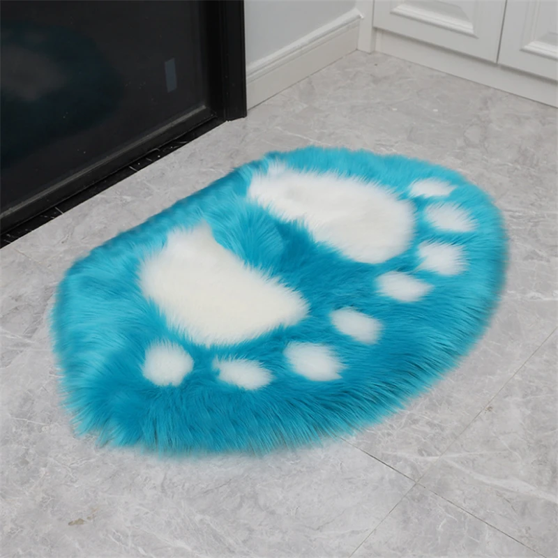 

New Imitation Wool Soft Carpet For Living Room PlushThick Rug Bedroom Decor Rugs Anti-Slip Floor Mat Kids Room Mat