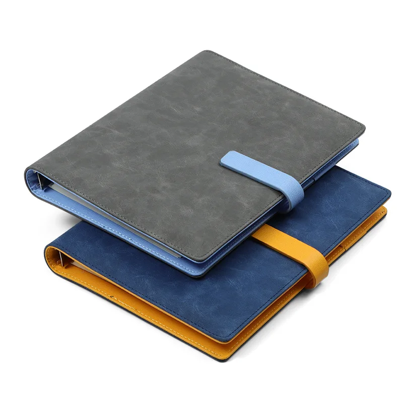 A5 Кожаный спиральный блокнот повестки дня 2020 студенческий записные книжки