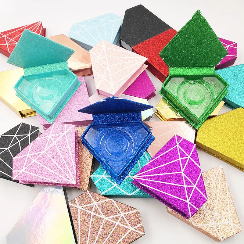 Алмазные Чехлы для ресниц упаковка косметики накладные норковые ресницы