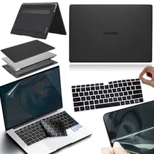 Laptop Case For Huawei MateBook D15/D14/13/14/MateBook X Pro /X 2020/MagicBook Pro 16.1/14/15+Keyboard Cover+Screen Protector