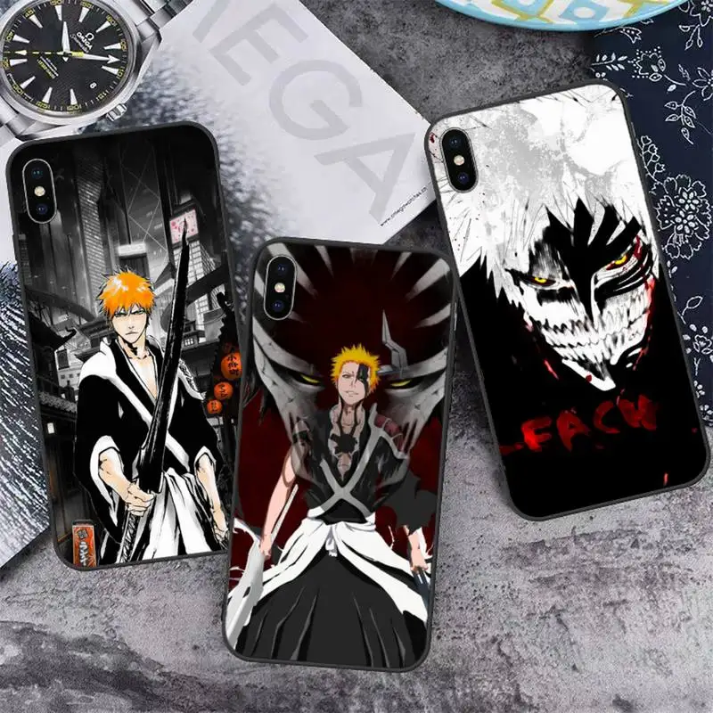 

japan animal BLEACH Phone Case for iPhone 11 12 13 pro XS MAX 8 7 6 6S Plus X 5S SE 2020 XR mini