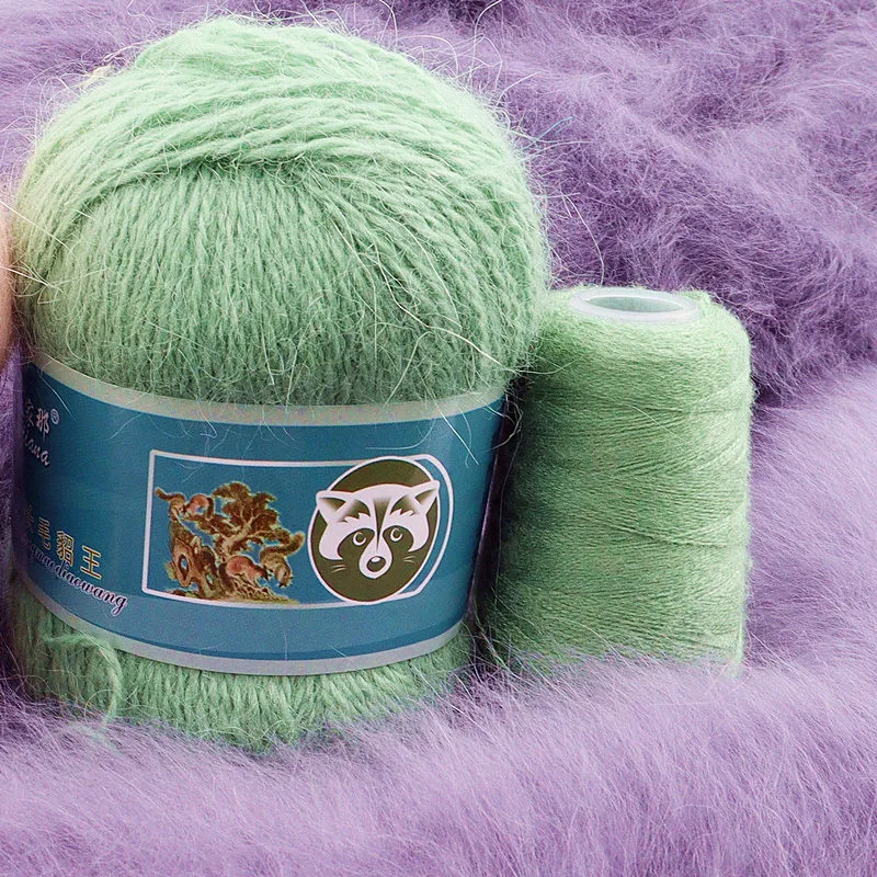 10 компл./упак. Прямая поставка 50 + 20 г/компл. длинная плюшевая норковая кашемировая