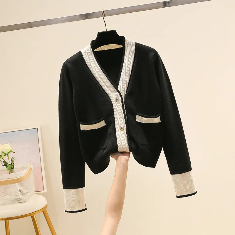 

Knitted knitted cardigan 2020 autumn and winter new loose and versatile lazy wind jacket coat women's sweater