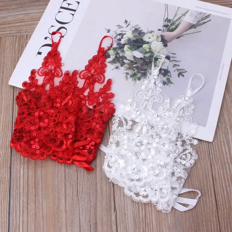 Перчатки для девочек перчатки принцессы свадебное платье костюм аксессуары