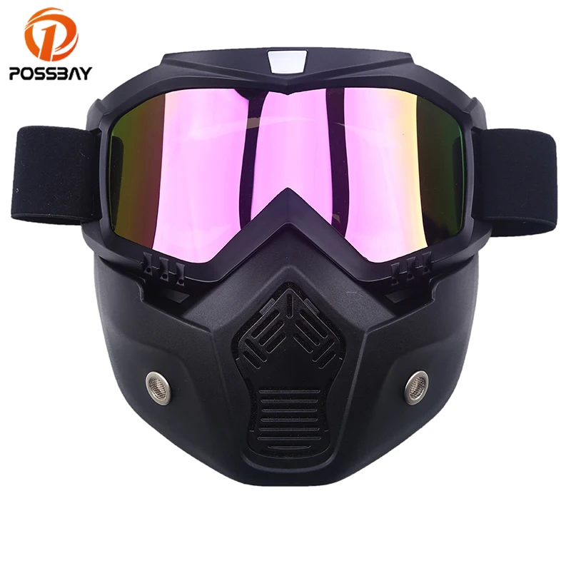 Мотоциклетные очки POSSBAY солнцезащитные пылезащитная Лыжная маска для мотокросса