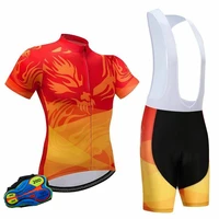 tight downhill eco friendly bike clothing top road team bicycle shirt 2021 breathable unisex red cycling jersey suit summer