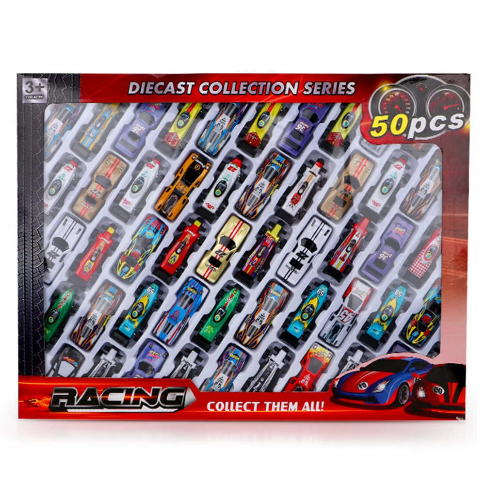 32/50 шт. детский литой Мини автомобиль из сплава|Наземный транспорт| |