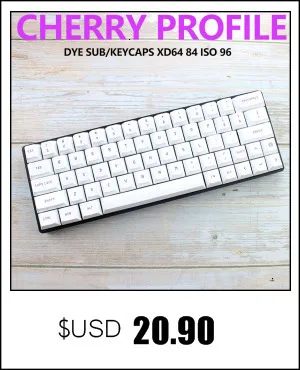 Мини-клавиатура Dye Sub Keycaps гранитный цвет для механической клавиатуры Вишневый японский корень черный шрифт Pbt Keycap Teclado