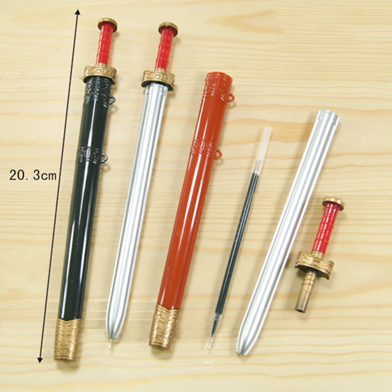 

1 Pieces Fine Gel Pen Creative Stationery Shang Fang Pen Supplies Sword Neutral Toy Stationery Students Pen Cartoon Ballpoi P9H5