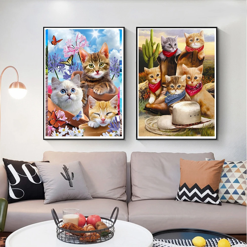 5D алмазная живопись сделай сам Сова павлин животные вышивка Круглая Мозаика