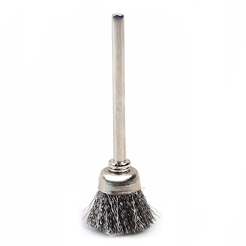 

Newly Bowl Shape 13MM Dia Stainless Steel Wire Brush Drill End 1/8 Shank Qly-10
