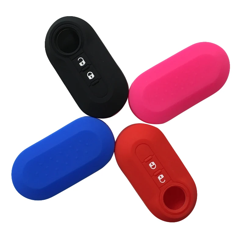 Силикагель набор чехол автомобильный ключ крышка для Fiat Panda 500x500 силиконовый 2