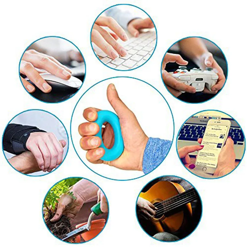 2019 новый силиконовый эспандер тугой для пальцев тренажер с сопротивлением