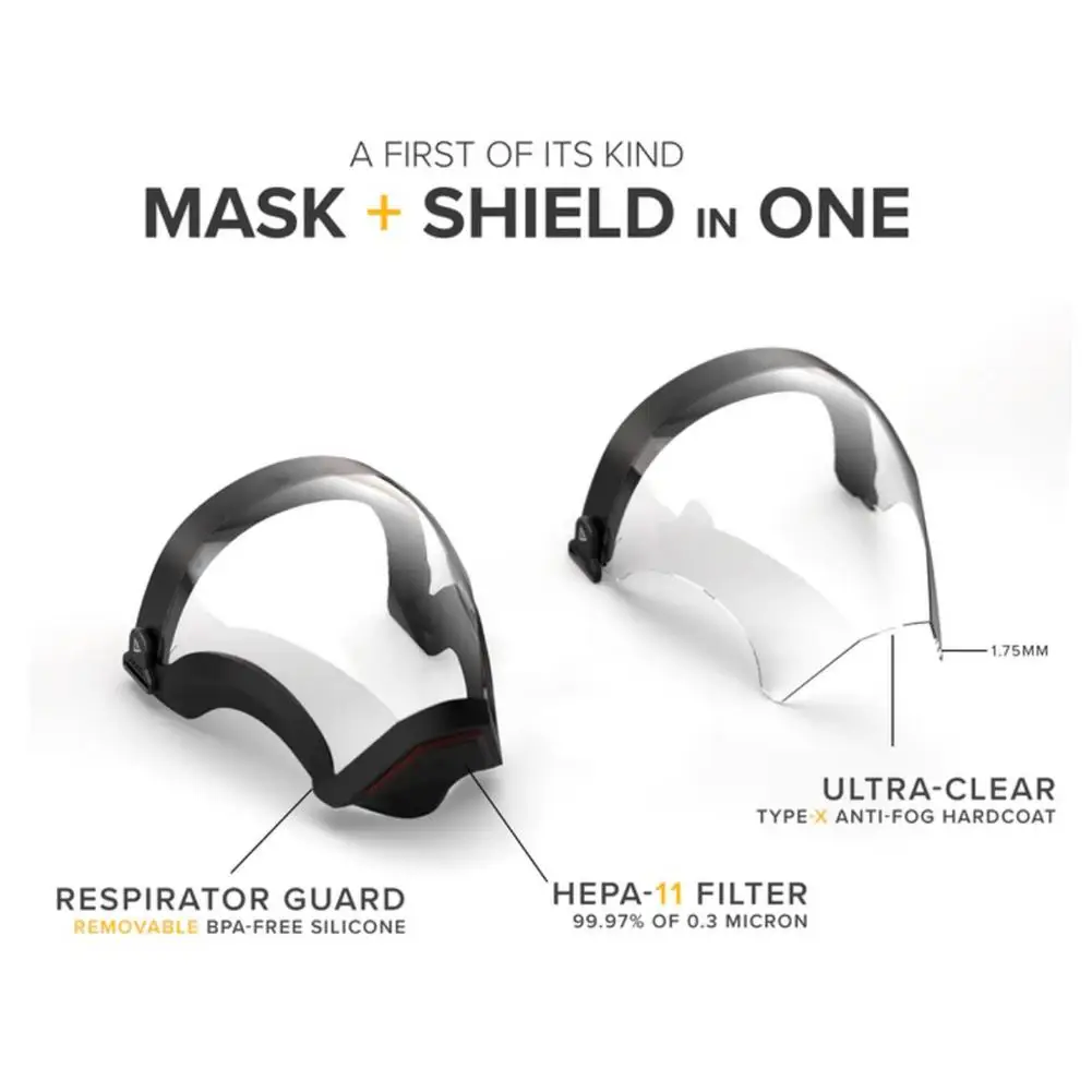 

Kitchen Transparent Face Shield Anti-oil Onion Goggles Dust-Proof Face Protective Mask Mascarilla Reutilizable Cooking Tools