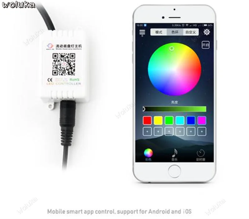 Car Chassis Light LED Decoration Refit Colorful Ambient Lights Symphony Mobile App CD50 Q04 | Автомобили и мотоциклы