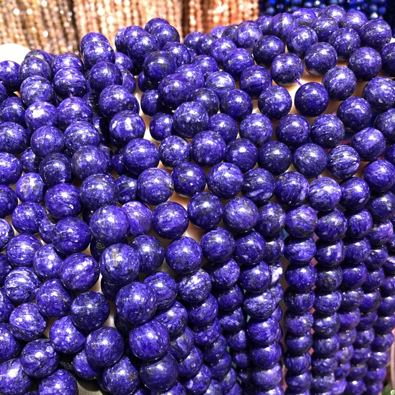 Кристалл с фиолетовым драконом красивые бусины из натурального камня для