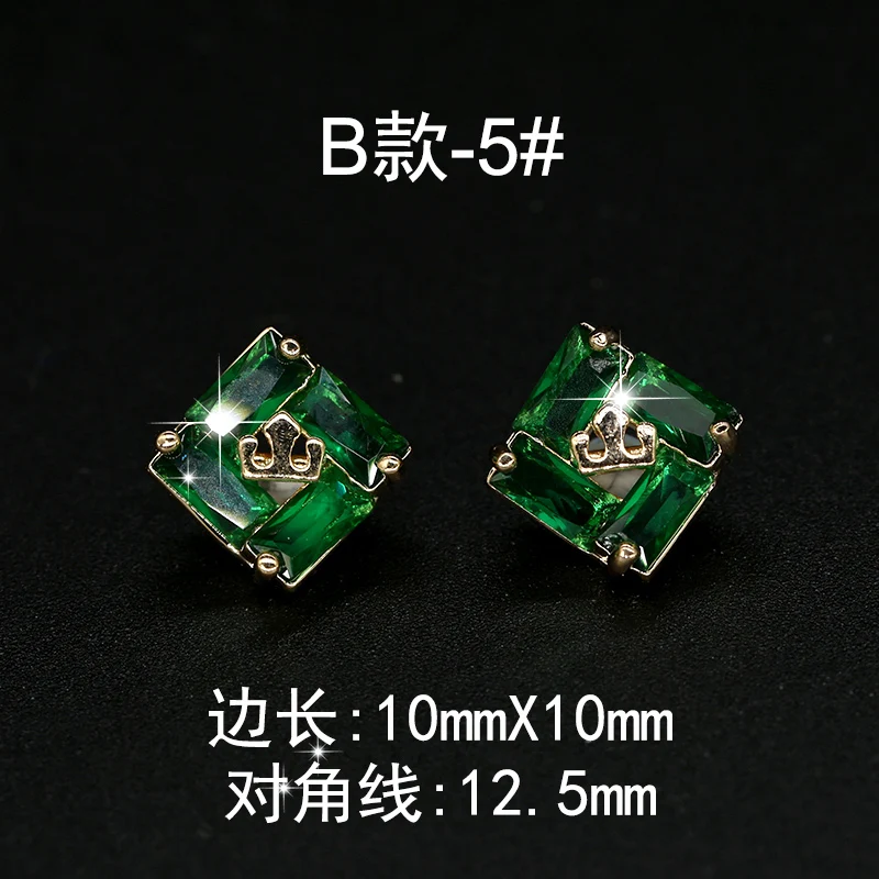 Золотые металлические пуговицы для рубашки декоративные украшения из алмазного