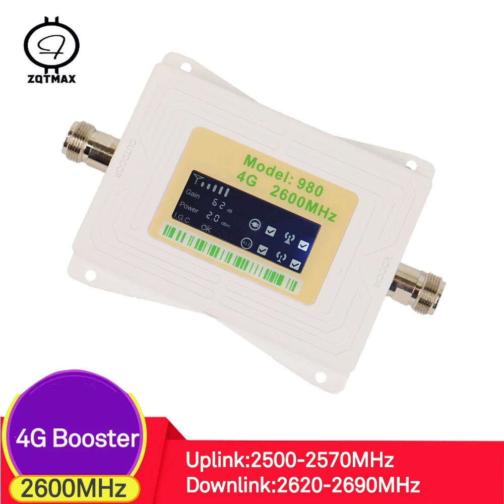 Усилитель сигнала ZQTMAX 4g B7 2600 МГц сотового FDD LTE интернет ретранслятор 70