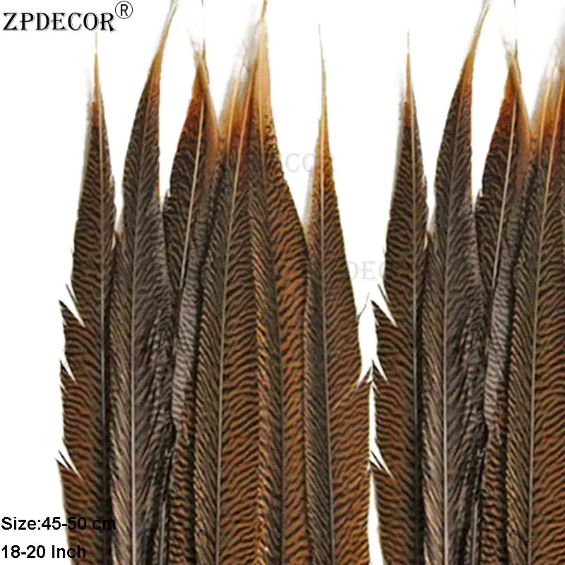 18-20 Inch 45-50CM Golden Pheasant Feathers For Wedding Decoration | Дом и сад