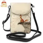 Сумка женская из кожи с изображением тыквы