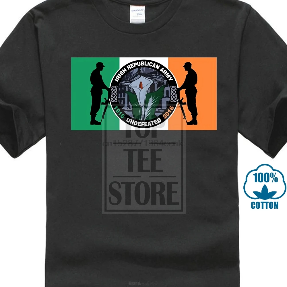 Непобежденная Пасхальная рубашка восходящего флага Ирландской республиканской