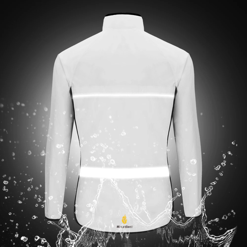Мужская ветрозащитная велосипедная куртка WOSAWE свободная Водонепроницаемая